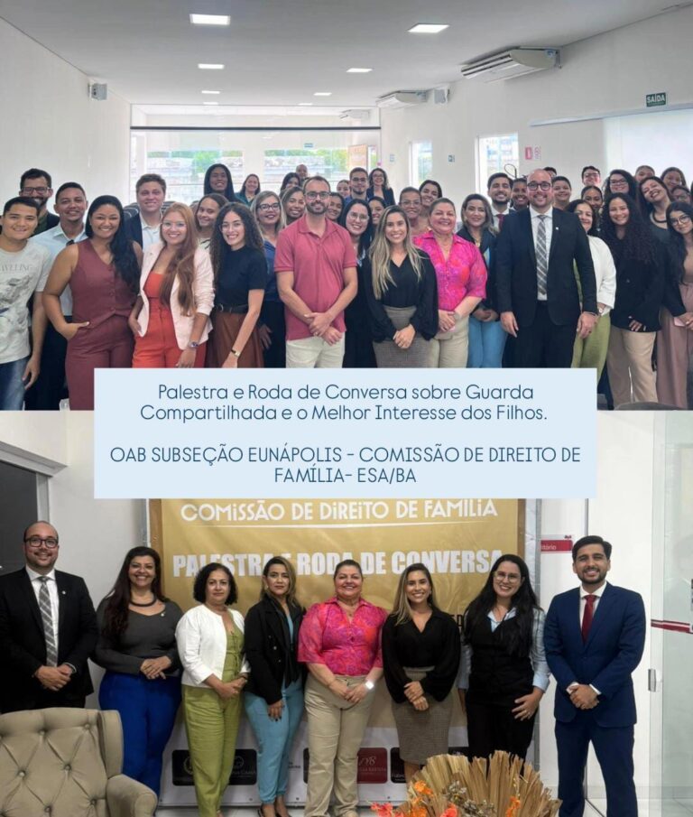 Palestra e Roda de Conversa sobre Guarda Compartilhada e o Melhor Interesse dos Filhos.