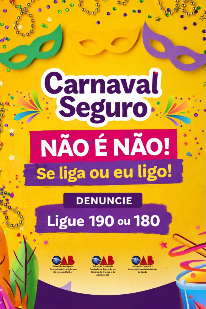 🎭✨ Carnaval é alegria. Respeito também! ✨🎭