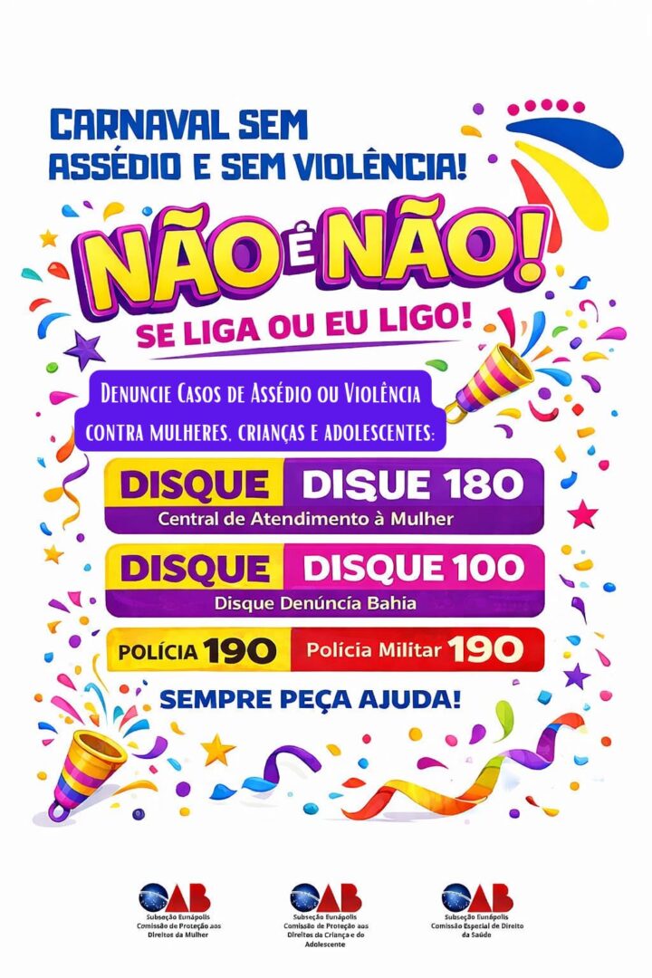 🎭✨ Carnaval é alegria, respeito e segurança! ✨🎭