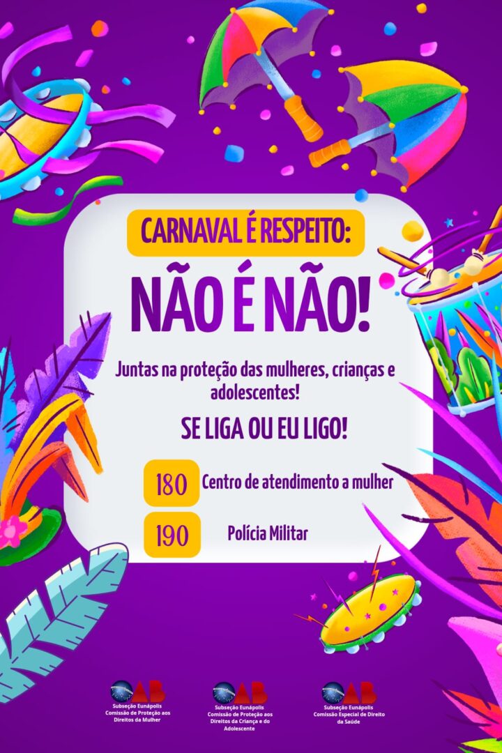 🎭✨ Carnaval é alegria, respeito e proteção! ✨🎭