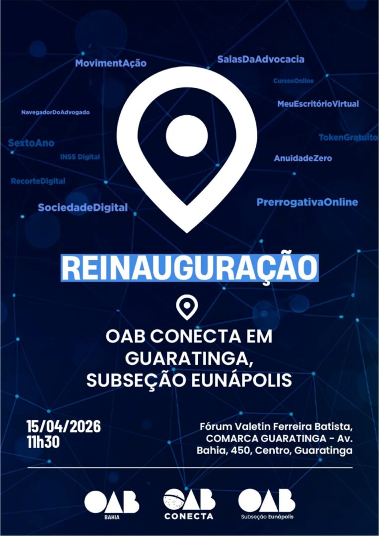  REINAUGURAÇÃO OAB CONECTA EM GUARATINGA ✨