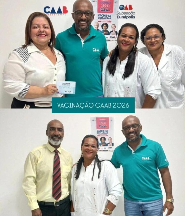 VACINAÇÃO CAAB 2026 ✨💉