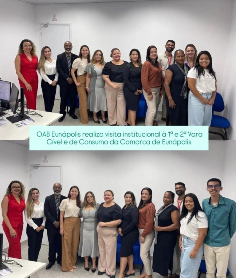Visita institucional à 1ª e 2ª Vara dos Feitos Relativos às Relações de Consumo, Cíveis, Comerciais e Registros Públicos da Comarca de Eunápolis.