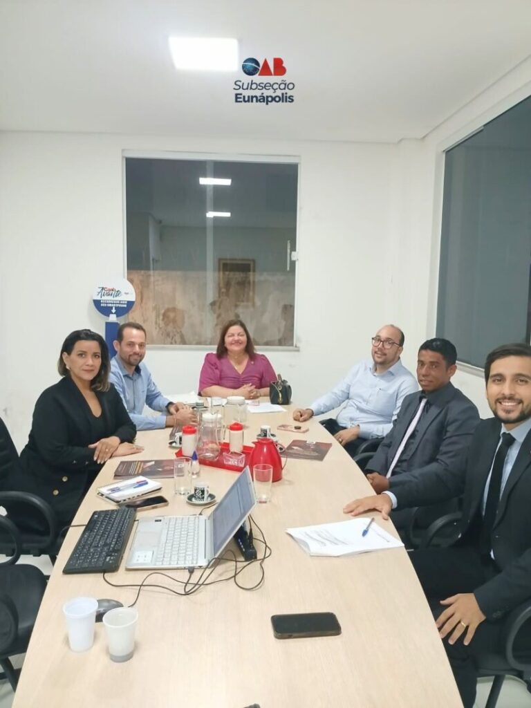 📌 Reunião da Diretoria – OAB Subseção Eunápolis.