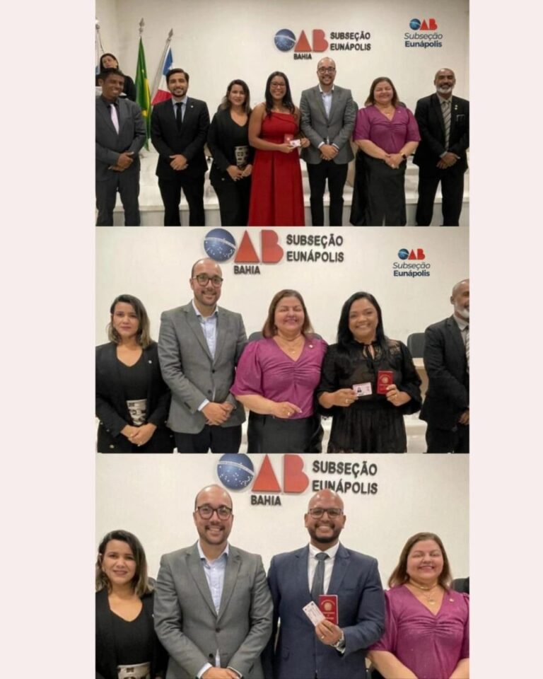 Solenidade na OAB Subseção Eunápolis.