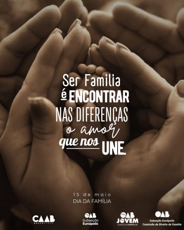 👨‍👩‍👧‍👦 Dia da Família: o alicerce de tudo o que somos.