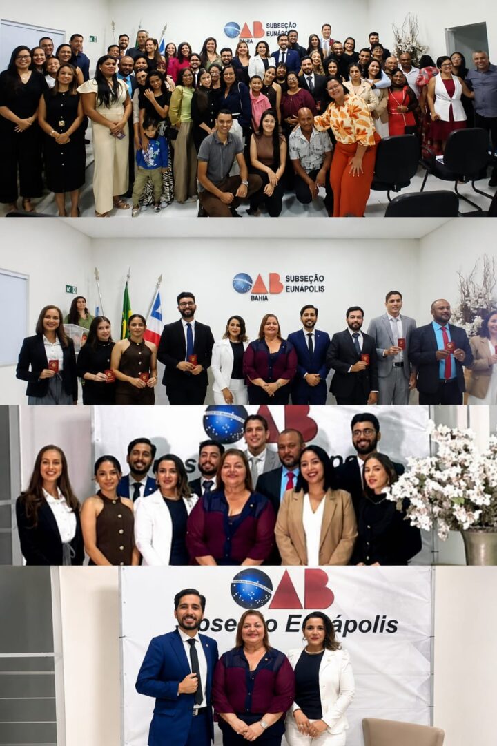 Solenidade de Entrega de Carteiras a Novos Advogados da OAB Subseção Eunapolis, realizada com sucesso!✨